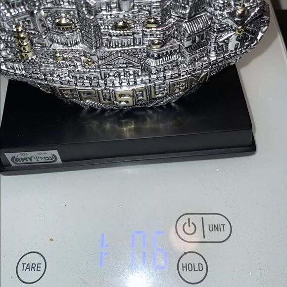 VNT 925 Silver Amy JERUSALEM ORIGINAL OLD CITY SILVER FIGURINE ON BASE FIGURINE - Picture 6 of 6